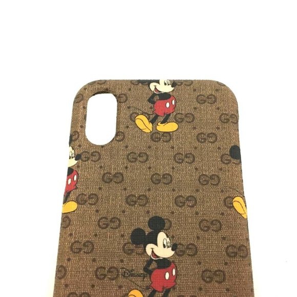 GUCCI Disney Micro GG Logo Iphone X Cell Phone Case /6R0479 - Picture 6 of 8